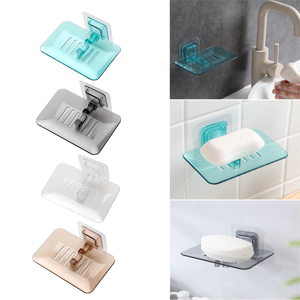 Wall mounted acrylic soap holder