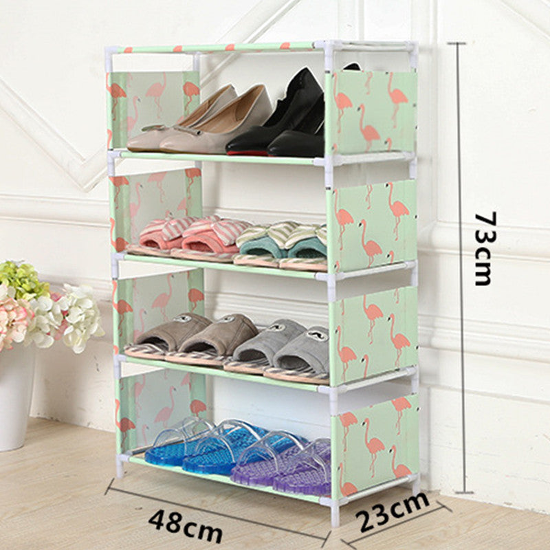 5 Layers Multifunctional Shoes Rack-Simple Dust Proof