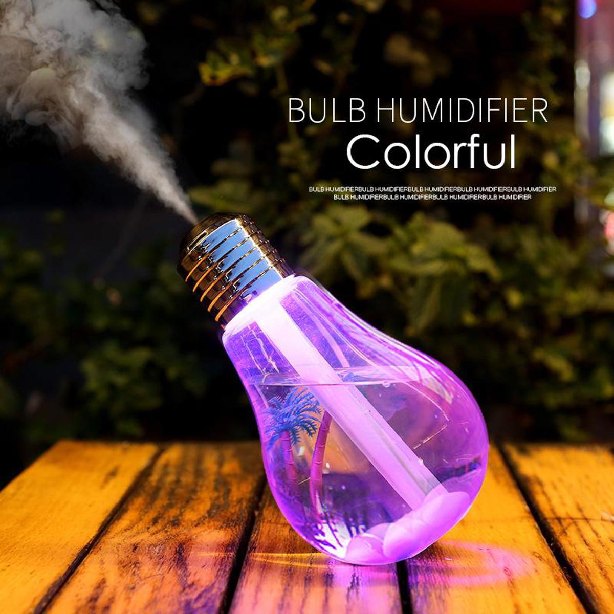 Air Freshener Bulb Humidifier With LED Night Light