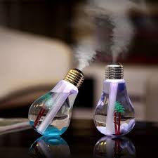 Air Freshener Bulb Humidifier With LED Night Light