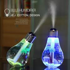 Air Freshener Bulb Humidifier With LED Night Light