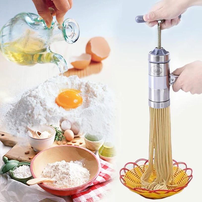 Hand-cranking Noodle Press