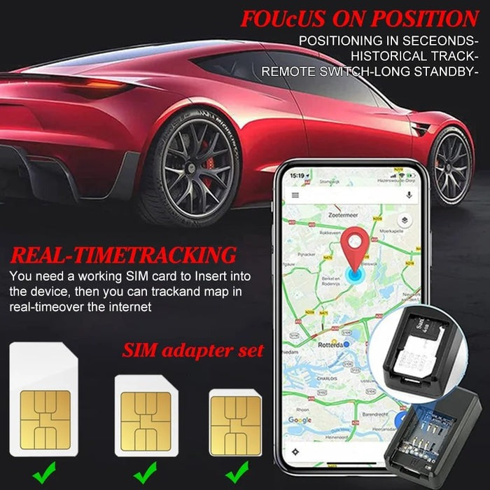 SMART MINI GPS TRACKER/CAR TRACKING DEVICE &CALL RECORDER GPS 07