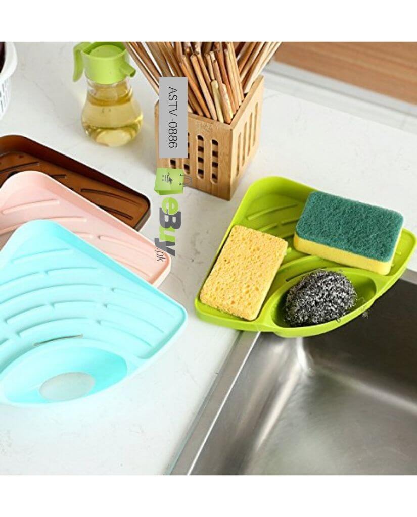 Multipurpose Corner Sink Wash Basin Storage Organizer Rack