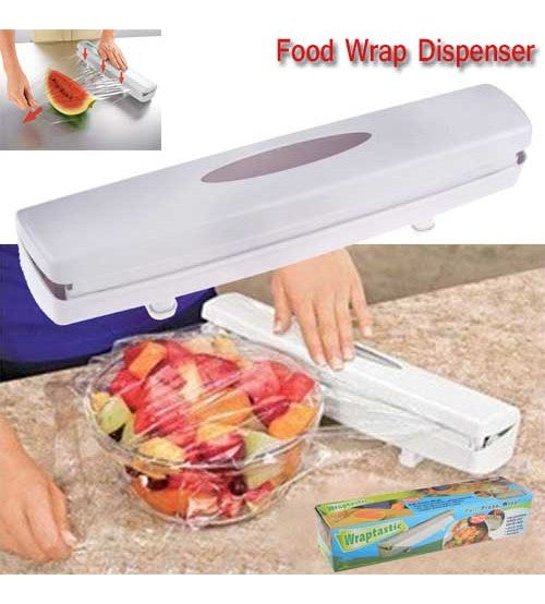 Plastic Wrap DispenserFood Wrap Cutter Dispenser