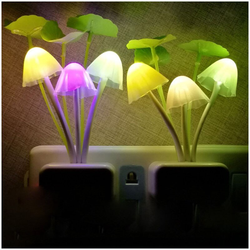 New LED Sensor Flower Mushroom Lamp