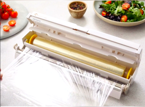 Plastic Wrap DispenserFood Wrap Cutter Dispenser