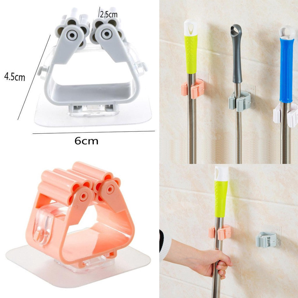 Wall Mounted Mop Organizer Stick Holder