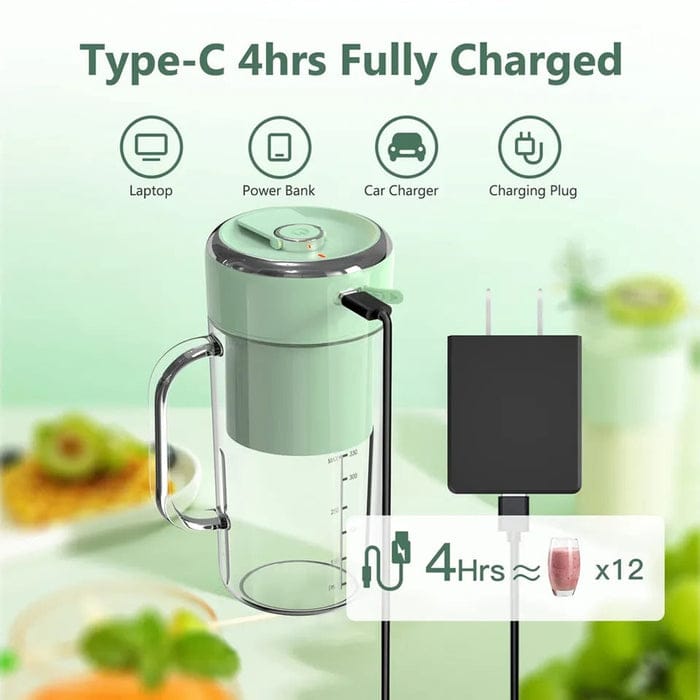 Mini Rechargeable Smoothie Blender/Juicer With Straw