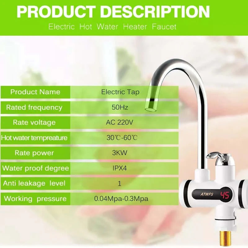 INSTANT ELECTRIC HEATING WATER FAUCET