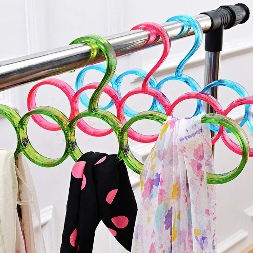 5 Ring Hanger Closet Scarf Organizer