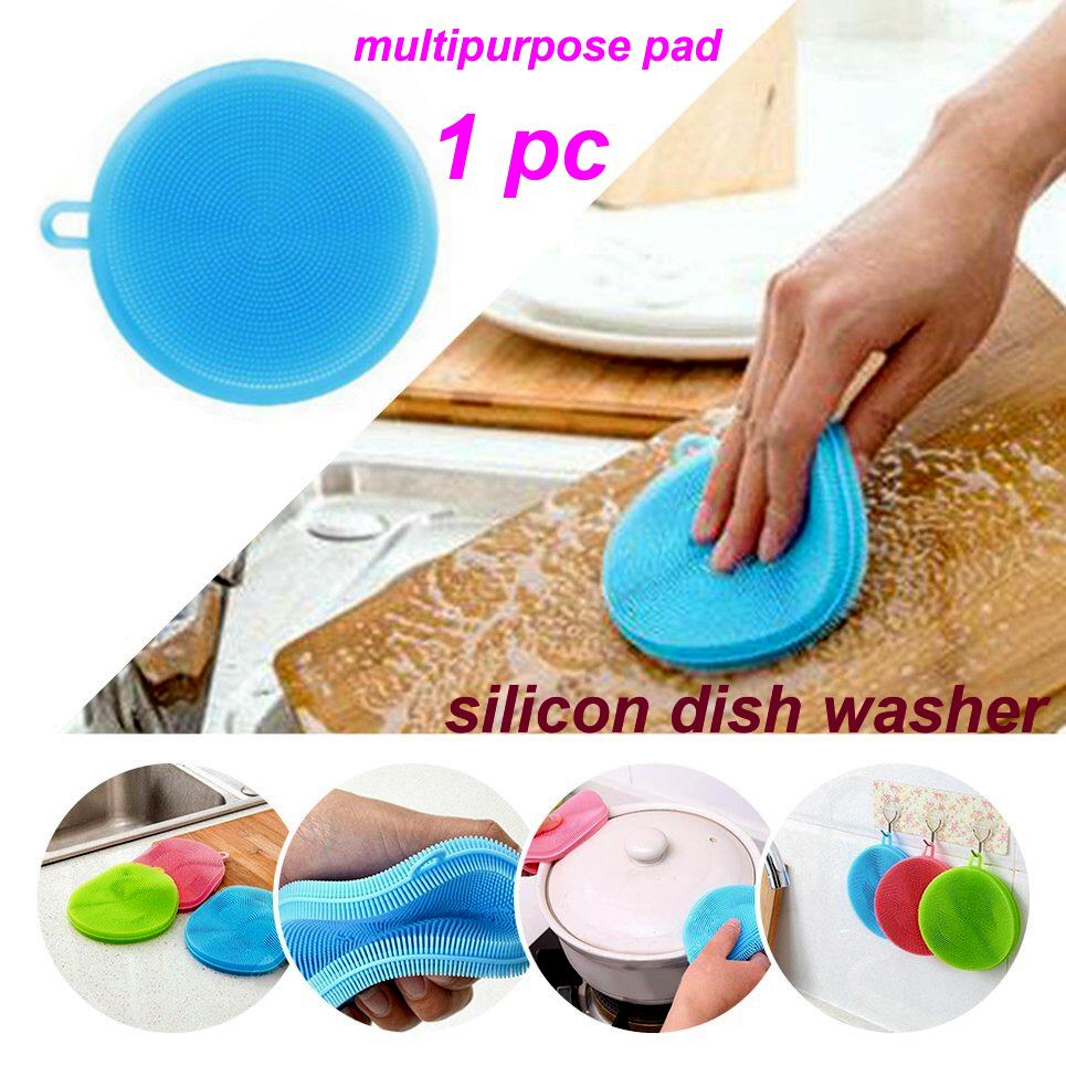 Magic Silicone Scrubber Dish Washing Sponge