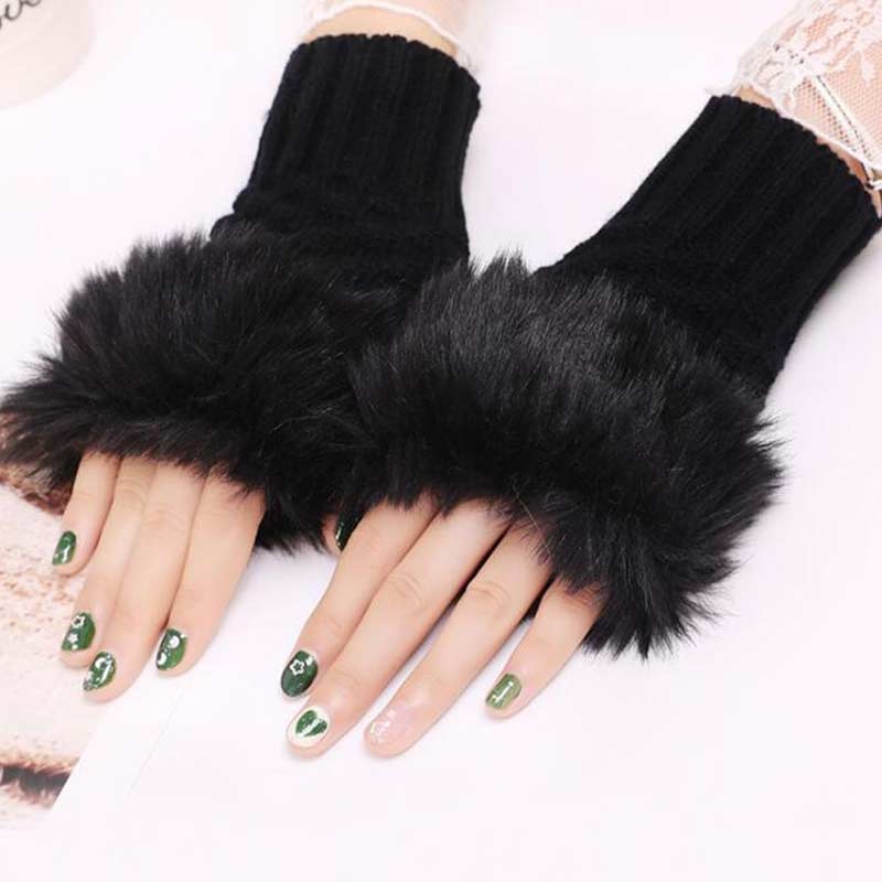 Fancy Winter Wool Gloves for Women