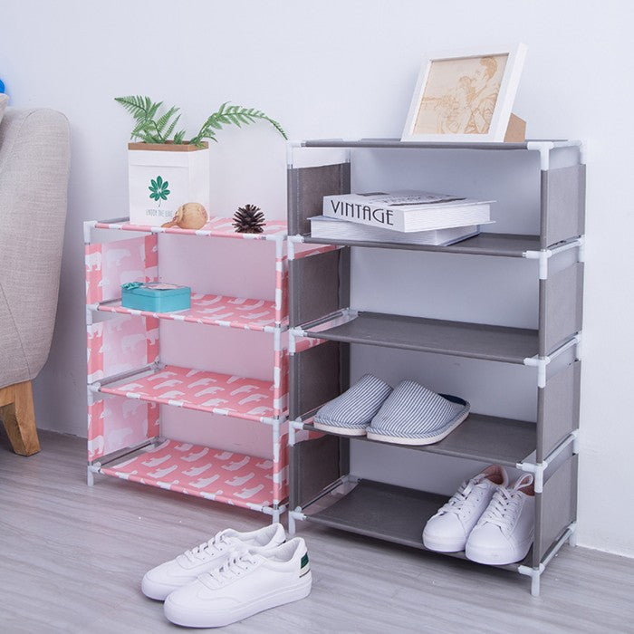 5 Layers Multifunctional Shoes Rack-Simple Dust Proof