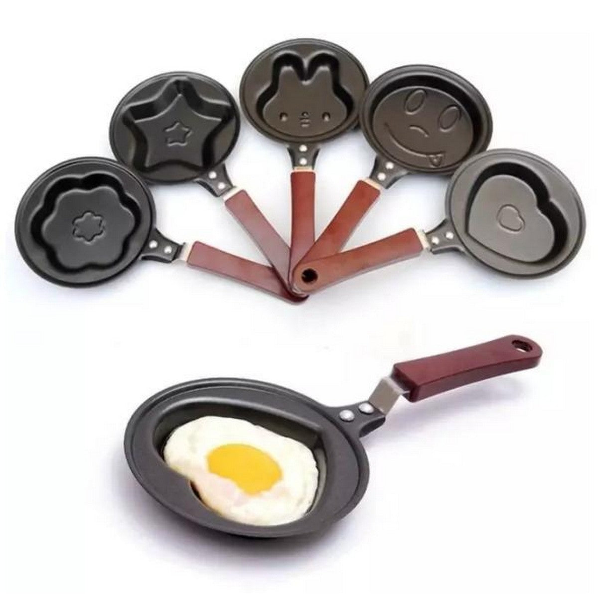 Cute Shapes Not Stick Mini Egg Fry pan