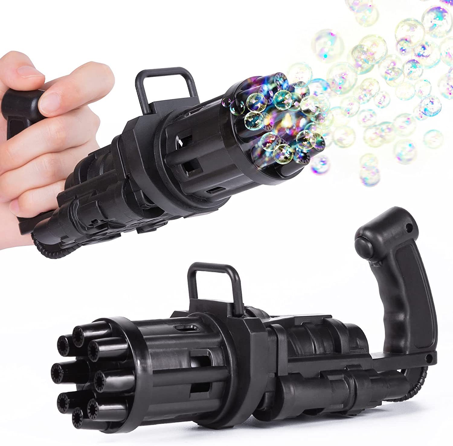 Gatling Automatic Water Bubble Gun Toy For Kids