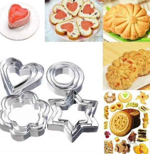 s Steel Cookie Cutter Set of 4