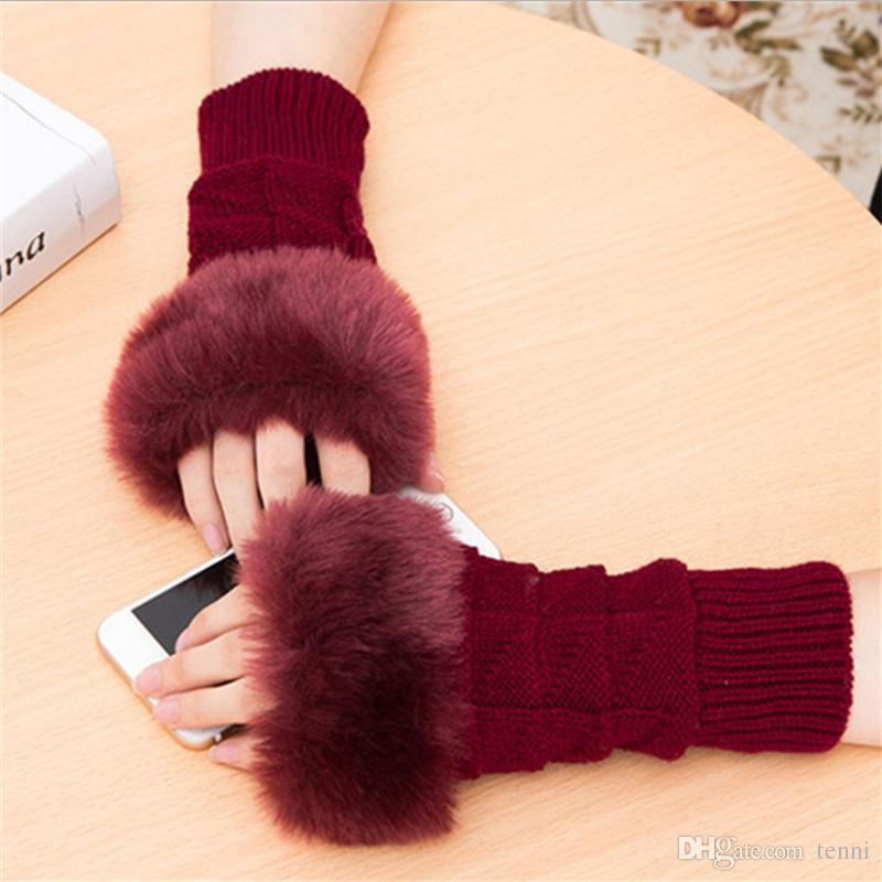 Fancy Winter Wool Gloves for Women