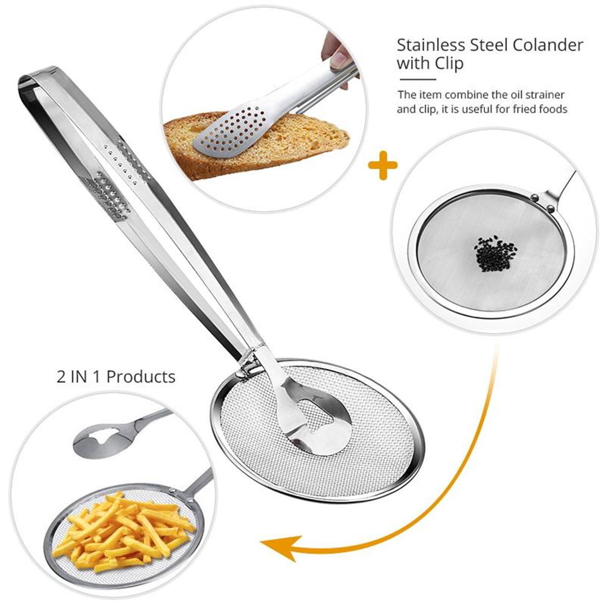 Spoon Strainer With Clip