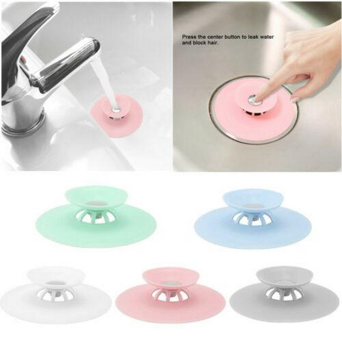 Silicone Shower Flex Drain Stopper