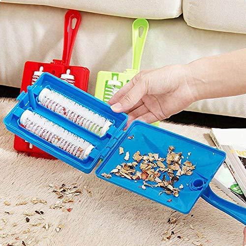 2 Brushes Heads Handheld Carpet Sweeper