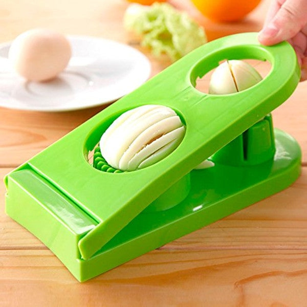 Plastic Egg Stainless Steel Slicer