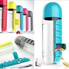 Medicine Holder Water Bottle