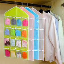 Multi-Functional Foldable Hanging 16 Grid Storage Bags