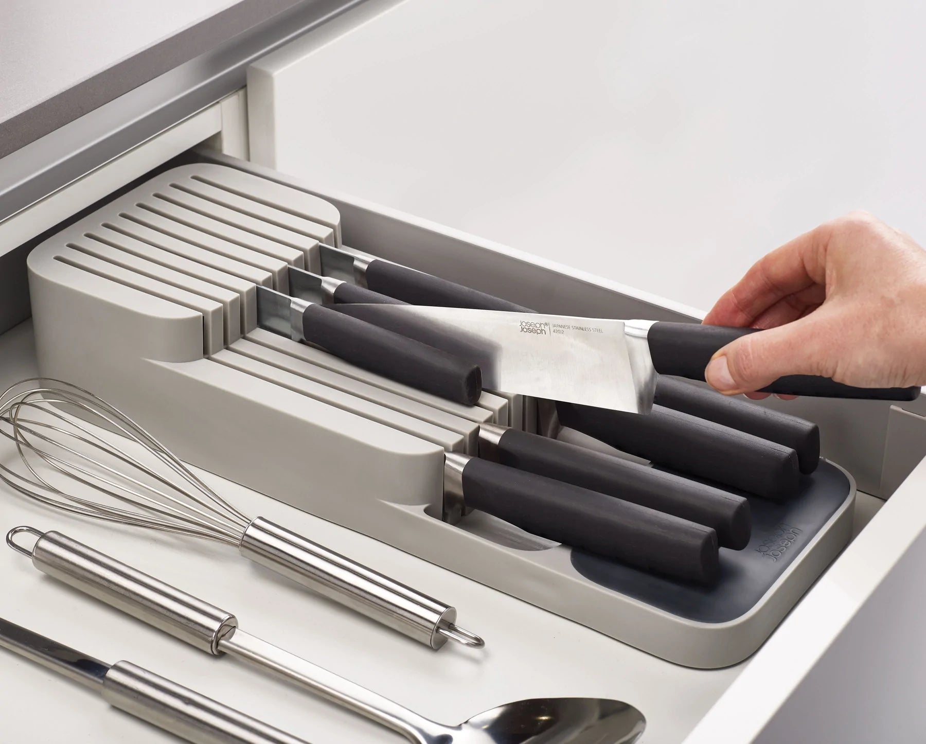 Drawer Store Organizer Tray For Knifes