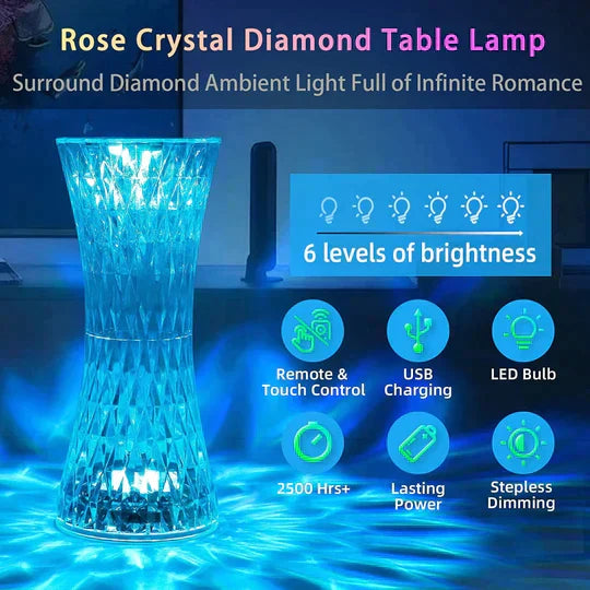 DIAMOND CRYSTAL LAMP