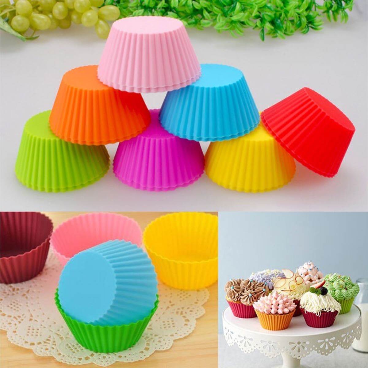 Silicone Cup Cake Molds