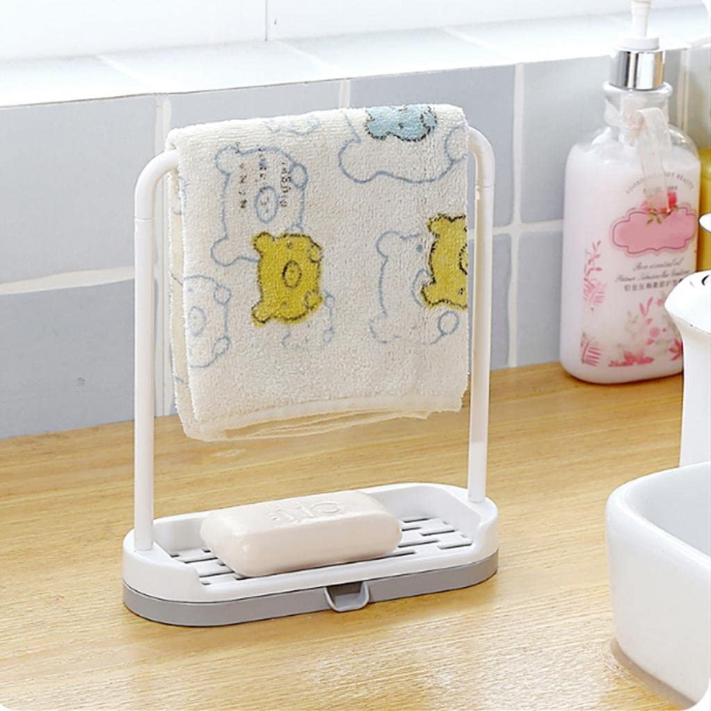 Towel Hanging Rack Soap Holder