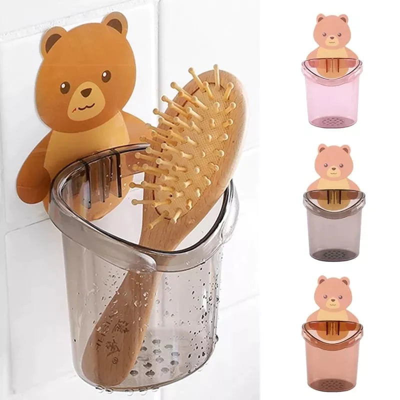 Toothbrush Holder Bear Storage