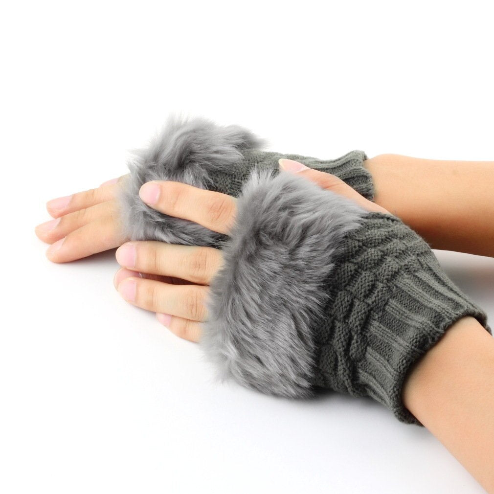 Fancy Winter Wool Gloves for Women