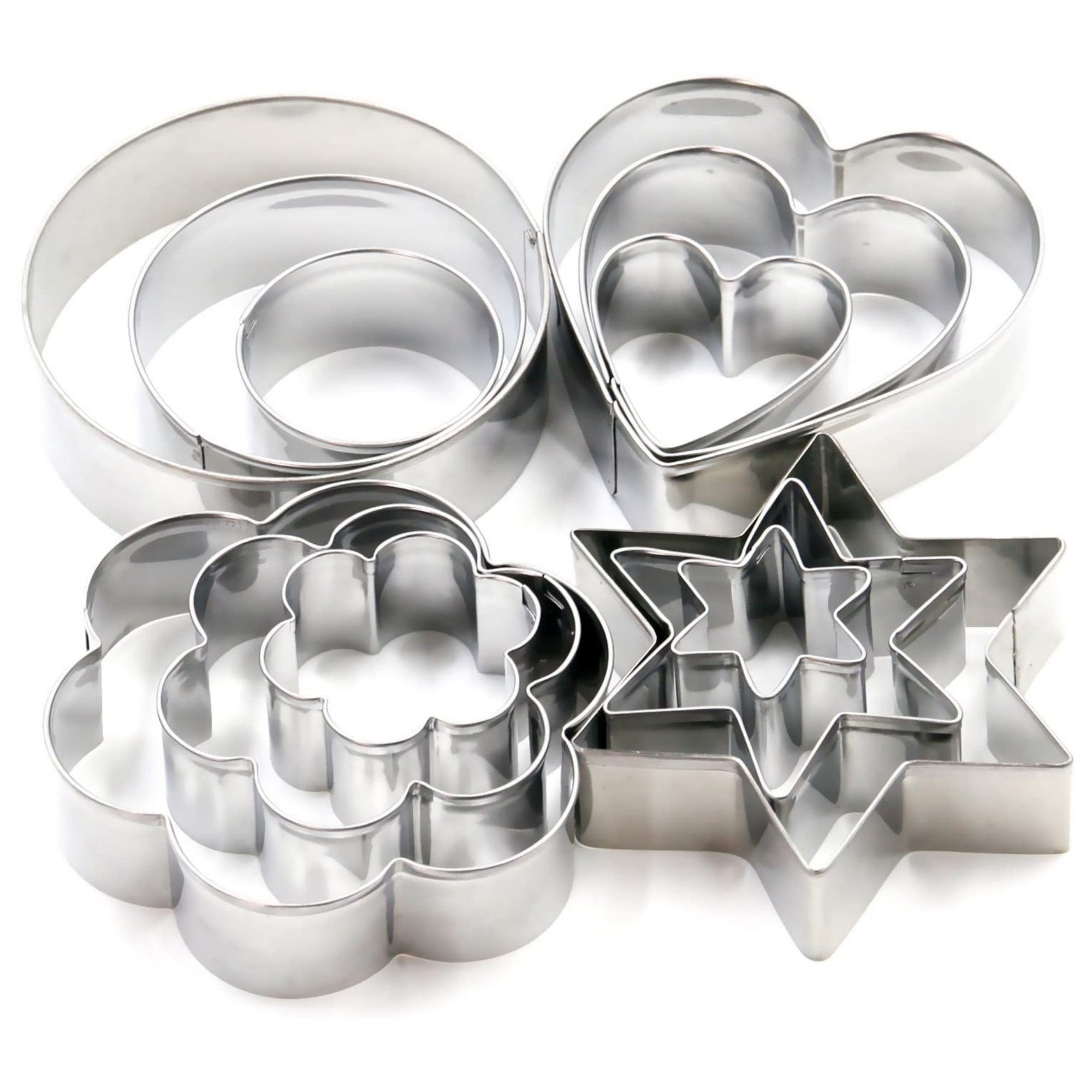 s Steel Cookie Cutter Set of 4