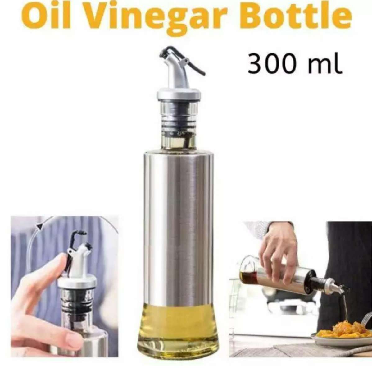 Oil Vinegar Bottle with Dropper