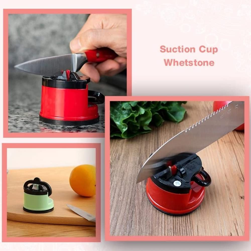 Knife Sharpener with secure suction pad