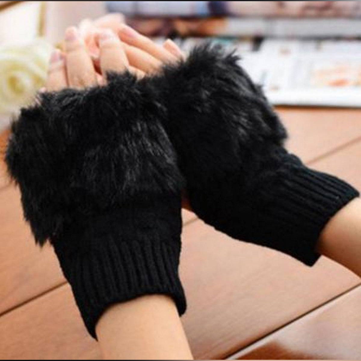 Fancy Winter Wool Gloves for Women