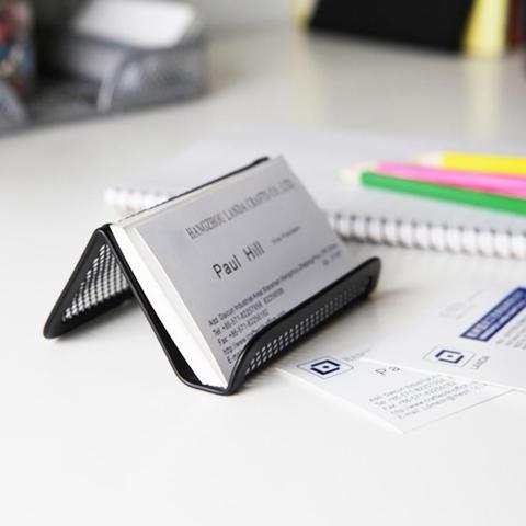 Metal Stationary Business Card Holder