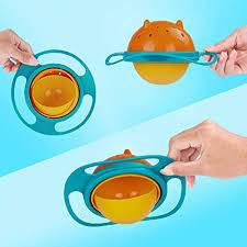 Amazing 360° Rotatable Baby Feeding Bowl - Non Spill