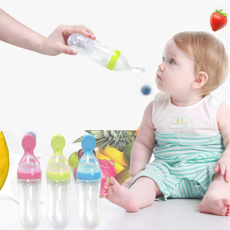 Baby Spoon Feeder Squeezy Silicone