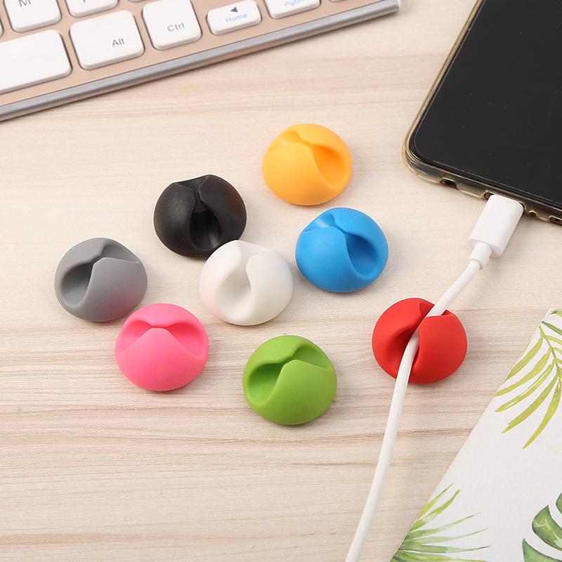 5Pcs Set Wire Clip Organizer Cable Manager for Mouse USB Keyboard Lines