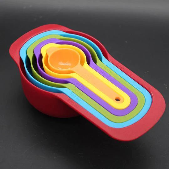 Plastic Measuring Spoon Cup Set